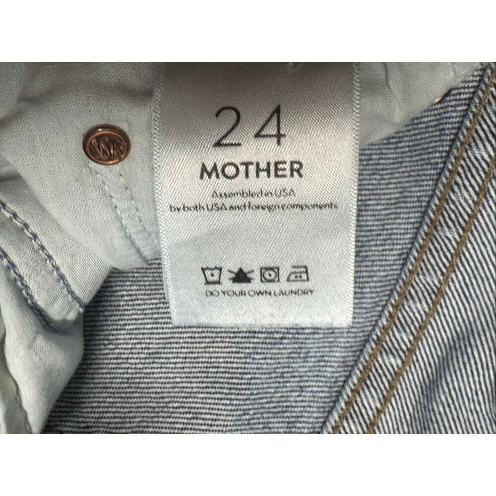 MOTHER DENIM SUPERIOR the xyz Saint Jean in better when it’s seeing distressed S - Picture 8 of 10